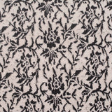 Black Floral Interlock Knit, Cotton-Metallic — photo 1