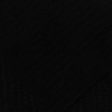 Slub Polyester Viscose Stretch Rib Knit Fabric, 200 gsm — Black — photo 1