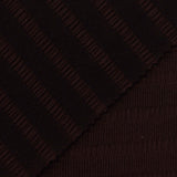 Dark Brown Tone-on-Tone Crepe, Polyester — photo 1
