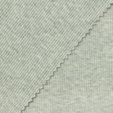 Light Grey Marl Rib Knit, Poly-Cotton, 280 gsm, 128 cm — photo 1