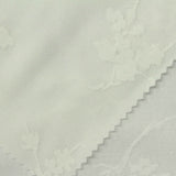 Off-White Floral Jacquard, Polyester, 150 gsm — photo 1