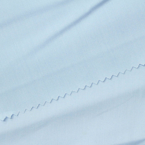 Polyester Cotton Poplin Fabric, 125 gsm, 150 cm — Blue