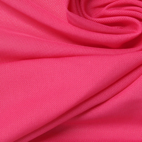 Nylon Stretch Mesh Fabric, 165 gsm, 155 cm — Pink