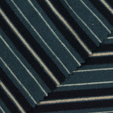Blue Horizontal-Stripe Knit, Poly-Viscose, 300 gsm — photo 1