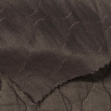 Brown Diamond Rib Knit, Poly-Cotton — photo 1