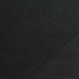 Brushed Polyester Cotton French Terry Fabric, 210 gsm, 160 cm — Black — photo 1