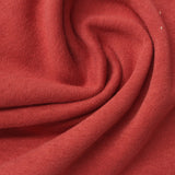 Brushed Cotton Polyester French Terry Fabric, 265 gsm, 180 cm — Red, ref EF-266716 — photo 1