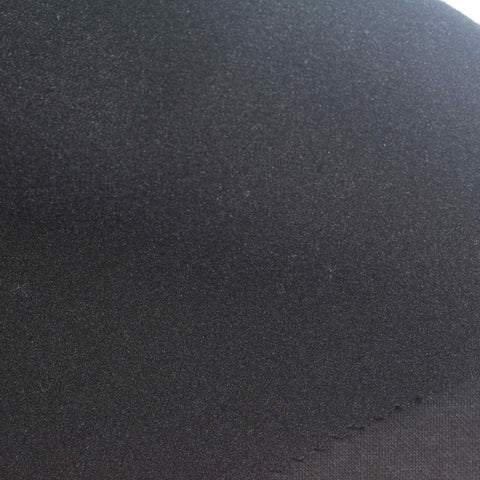 Brushed Polyester Cotton Scuba Knit Fabric, 340 gsm — Grey