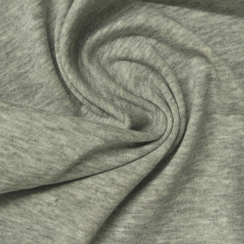 Light Grey Heathered-Marl Rib Knit, Tencel Lyocell-Acrylic