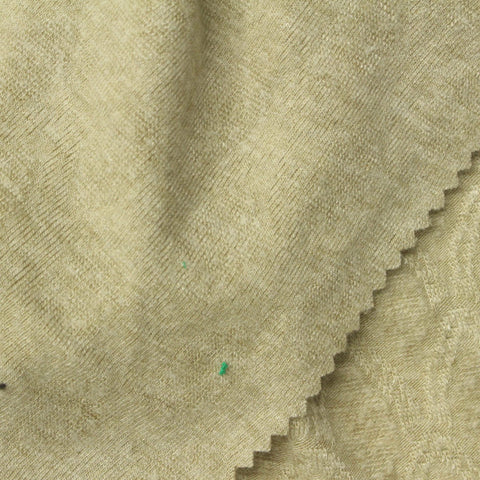 Light Beige Tone-on-Tone Pointelle Knit, Viscose-Poly