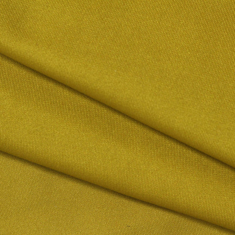 Nylon Stretch Interlock Knit Fabric, 240 gsm — Khaki