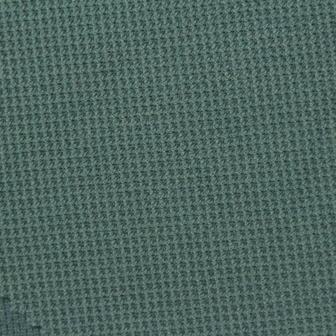 Dark Teal Grid Waffle Knit, Polyester