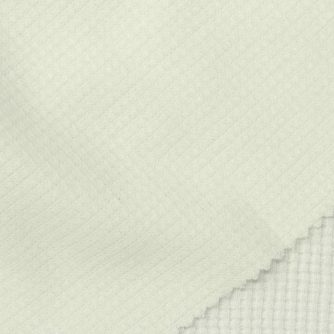 Off-White Waffle Knit, Polyester