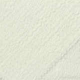 White Tone-on-Tone Crepe, Polyester, 180 gsm — photo 1