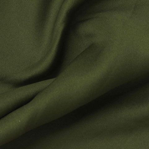 Washed Modal Polyester Stretch Scuba Knit Fabric, 270 gsm, 165 cm — Green