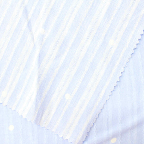 Cream Dots Jacquard, Cotton