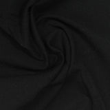 Cotton Stretch Jersey Knit Fabric, 167 gsm, 170 cm — Black — photo 1