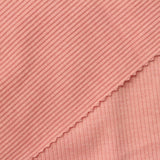 Polyester Viscose Stretch Rib Knit Fabric, 300 gsm — Pink — photo 1