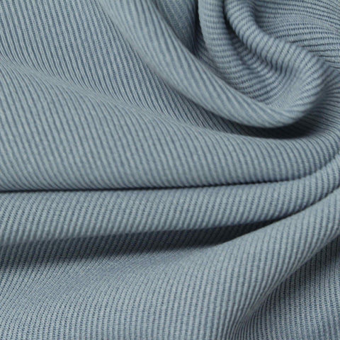 Polyester Stretch Rib Knit Fabric, 280 gsm, 165 cm — Blue, ref EF-246836