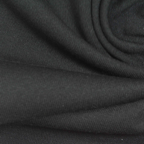 Polyester Viscose Scuba Knit Fabric, 300 gsm — Grey