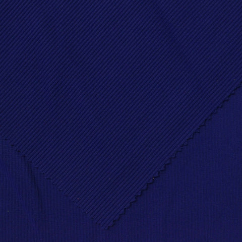 Royal Blue Rib Knit, Polyester