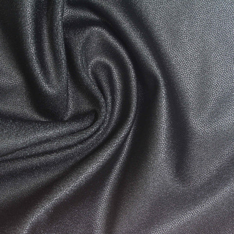 Dark Grey Tone-on-Tone Warp Knit, Polyester