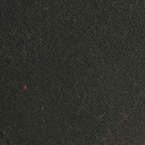 Black Ribbed Rib Knit, Polyester