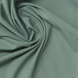 Nylon Stretch Rib Knit Fabric, 160 gsm, 135 cm — Green — photo 1