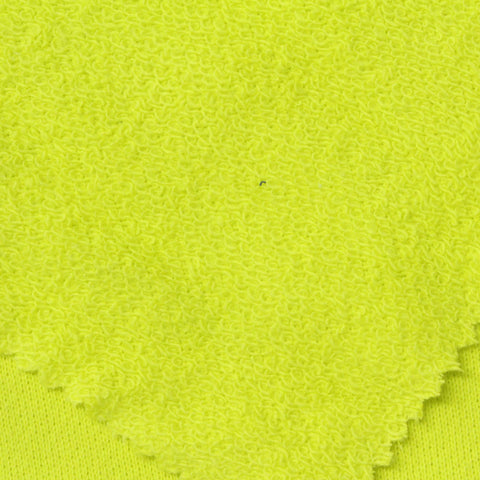 100% Cotton French Terry Fabric, 250 gsm — Green