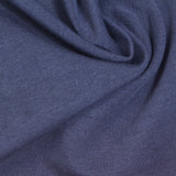 Cotton Stretch French Terry Fabric, 320 gsm, 185 cm — Navy — photo 1