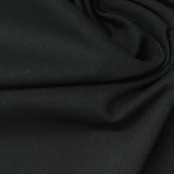 Nylon Stretch Interlock Knit Fabric, 240 gsm, 150 cm — Black, ref EF-248616 — photo 1