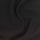 Brushed Polyester Stretch Knit Fabric, 210 gsm, 150 cm — Black — photo 1