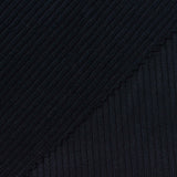 Brushed Polyester Stretch Rib Knit Fabric, 250 gsm, 140 cm — Navy — photo 1