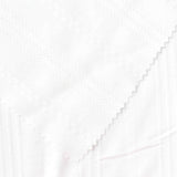 White Vertical-Stripe Jacquard, Cotton — photo 1