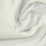100% Polyester French Terry Fabric, 180 gsm, 150 cm — White — photo 1