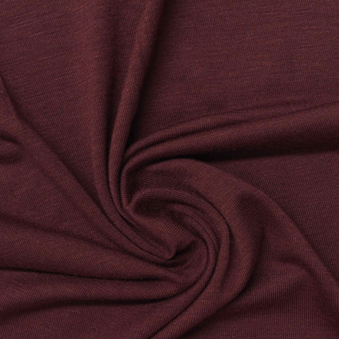 Viscose Stretch Jersey Knit Fabric, 155 gsm, 145 cm — Red