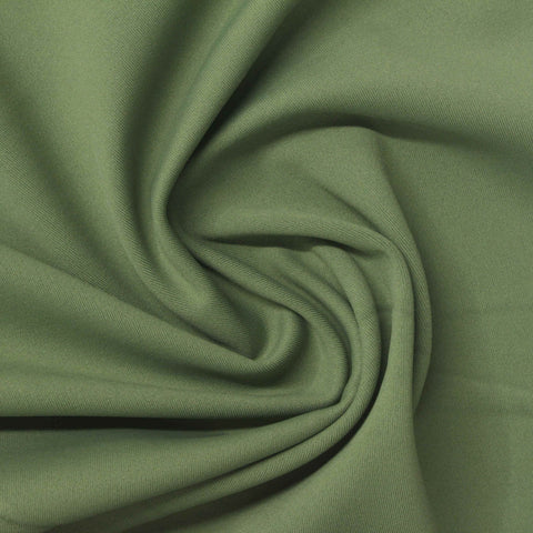 Polyester Stretch Sateen Fabric, 240 gsm, 170 cm — Green