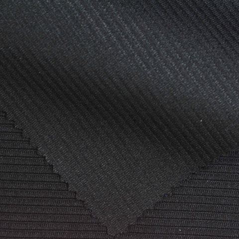 Black Rib Knit, Polyester