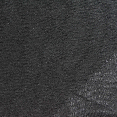 Dark Grey Marl Piqué Knit, Viscose-Nylon, 90 gsm
