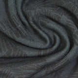 Dark Grey Tone-on-Tone Fern Piqué Knit, Modal-Poly — photo 1