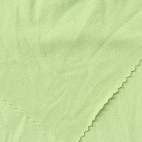 Polyester Stretch Milk Silk Knit Fabric, 185 gsm, 168 cm — Green