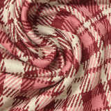 Cream Plaid Jacquard, Poly-Viscose, 275 gsm — photo 1