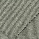 Grey Marl Rib Knit, Viscose — photo 1