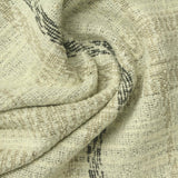 Cream Grid Chunky Knit, Cotton-Poly — photo 1