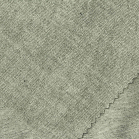 Light Grey Marl French Terry, Poly-Viscose