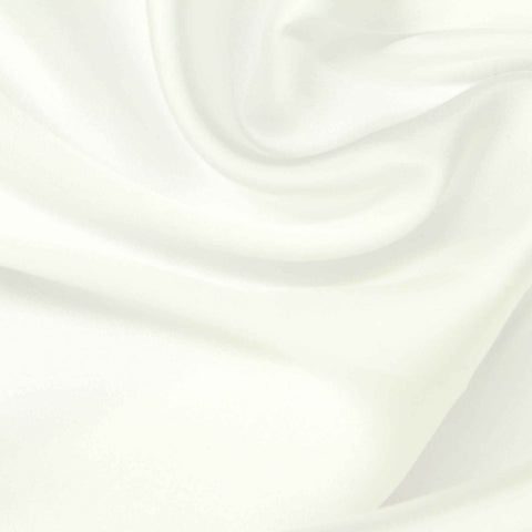 100% Polyester Chiffon Fabric, 85 gsm, 148 cm — White