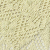 Cream Openwork Pointelle Knit, Poly-Cotton, 253 gsm — photo 1