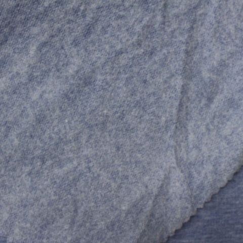 Heathered Blue Marl Jersey Knit, Cotton-Poly, 155 gsm