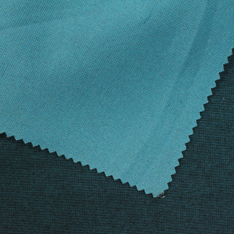 Dark Teal Marl Ponte Knit