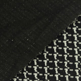 White Geometric Jacquard, Polyester, 300 gsm — photo 1